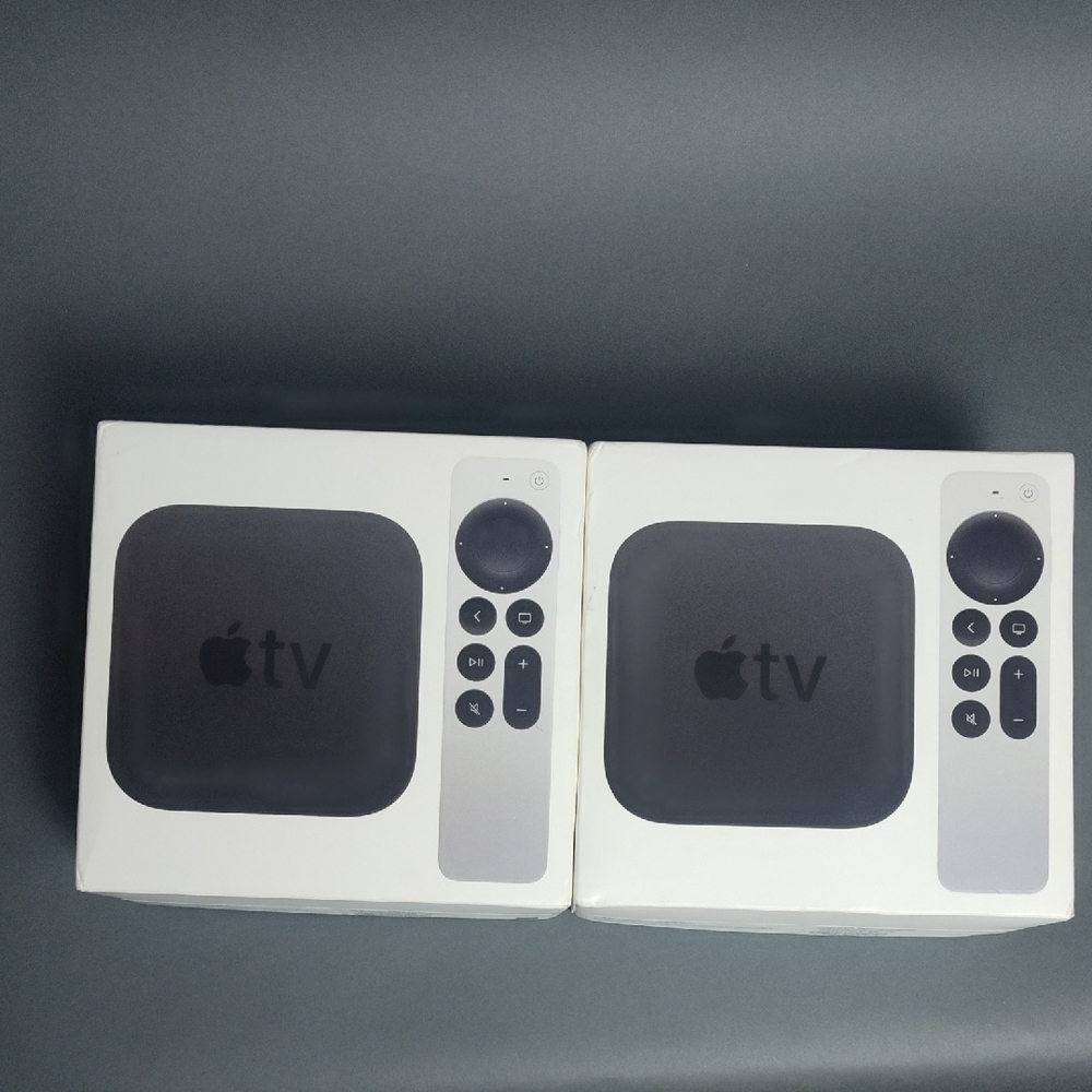 2 Apple TV 4K A2169 32GB (2nd Gen 4K) Media Streamer With Remote Control.
